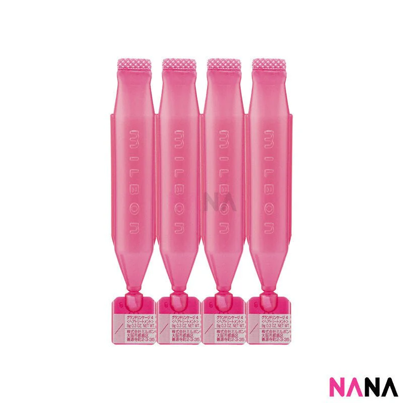 Milbon Grand Linkao Hair Treatment - 4 (9g x 4pcs) [For Fine Hair] - Image 3