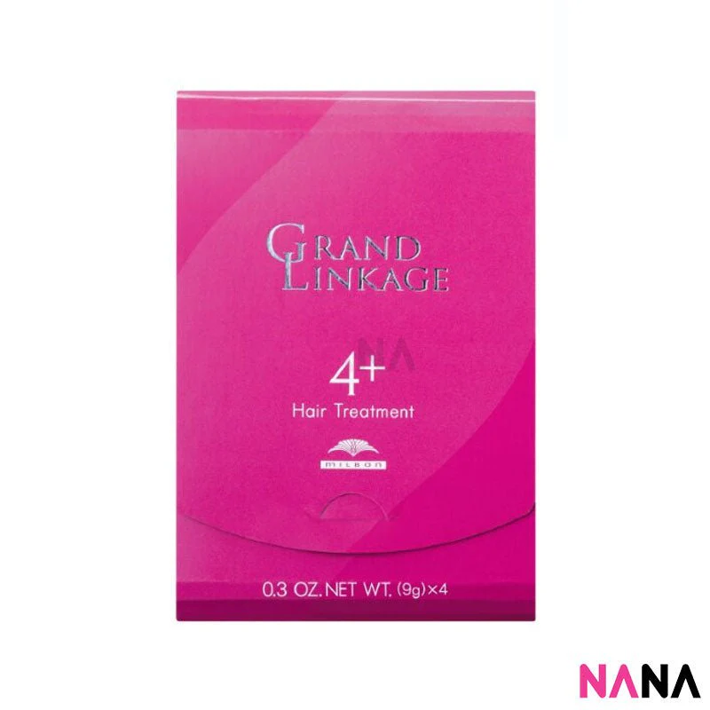 Milbon Grand Linkao Hair Treatment - 4+ (9g x 4pcs) [For Normal Hair] x2 - Image 4