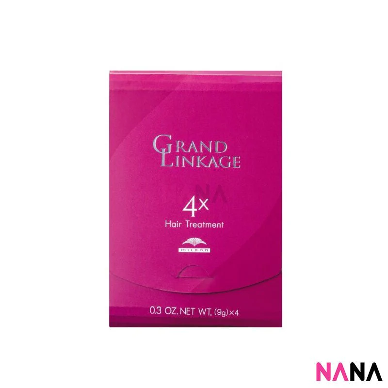 Milbon Grand Linkao Hair Treatment - 4x (9g x 4pcs) [For Coarse Hair] - Image 3