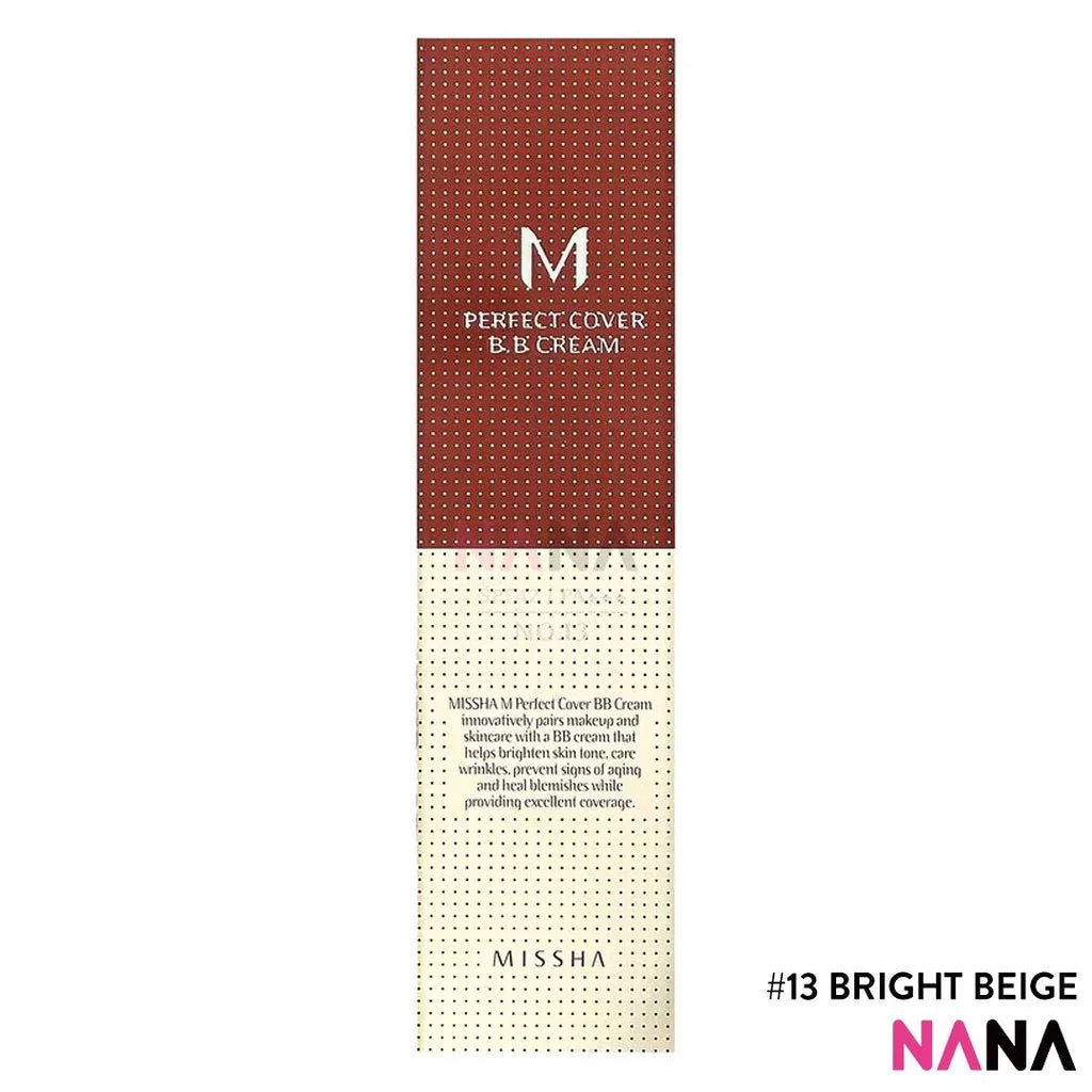 MISSHA M Perfect Cover BB Cream SPF 42 PA+++ 13 Bright Beige 50ml x2 - Image 2