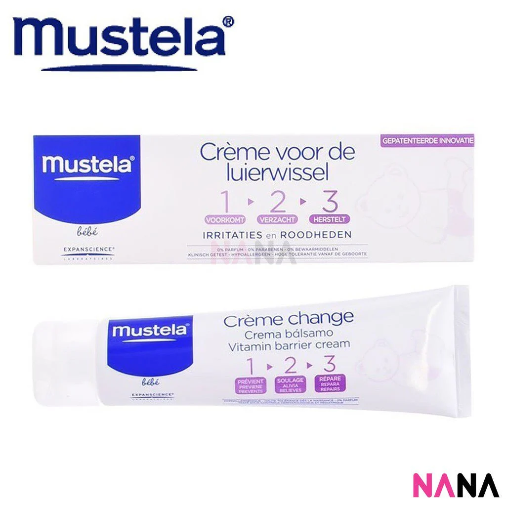 Mustela 1-2-3 Vitamin Barrier Cream (50ml/ 100ml) - Image 4