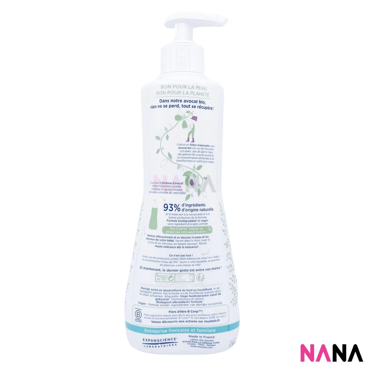 Mustela Gentle Cleansing Gel (Hair and Body Wash) 500ml x 3pcs - Image 3