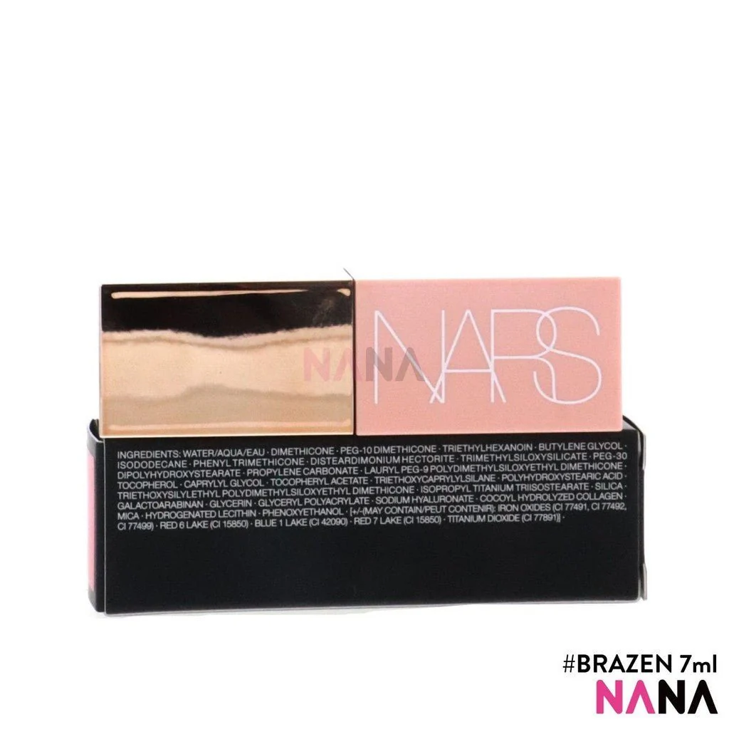 NARS Afterglow Liquid Blush BRAZEN - Coral Peach 7ml - Image 4