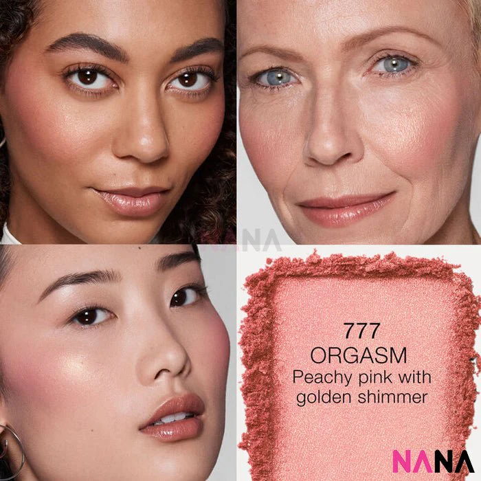 NARS Blush #Orgasm - Peachy pink with golden shimmer 4.8g - Image 4