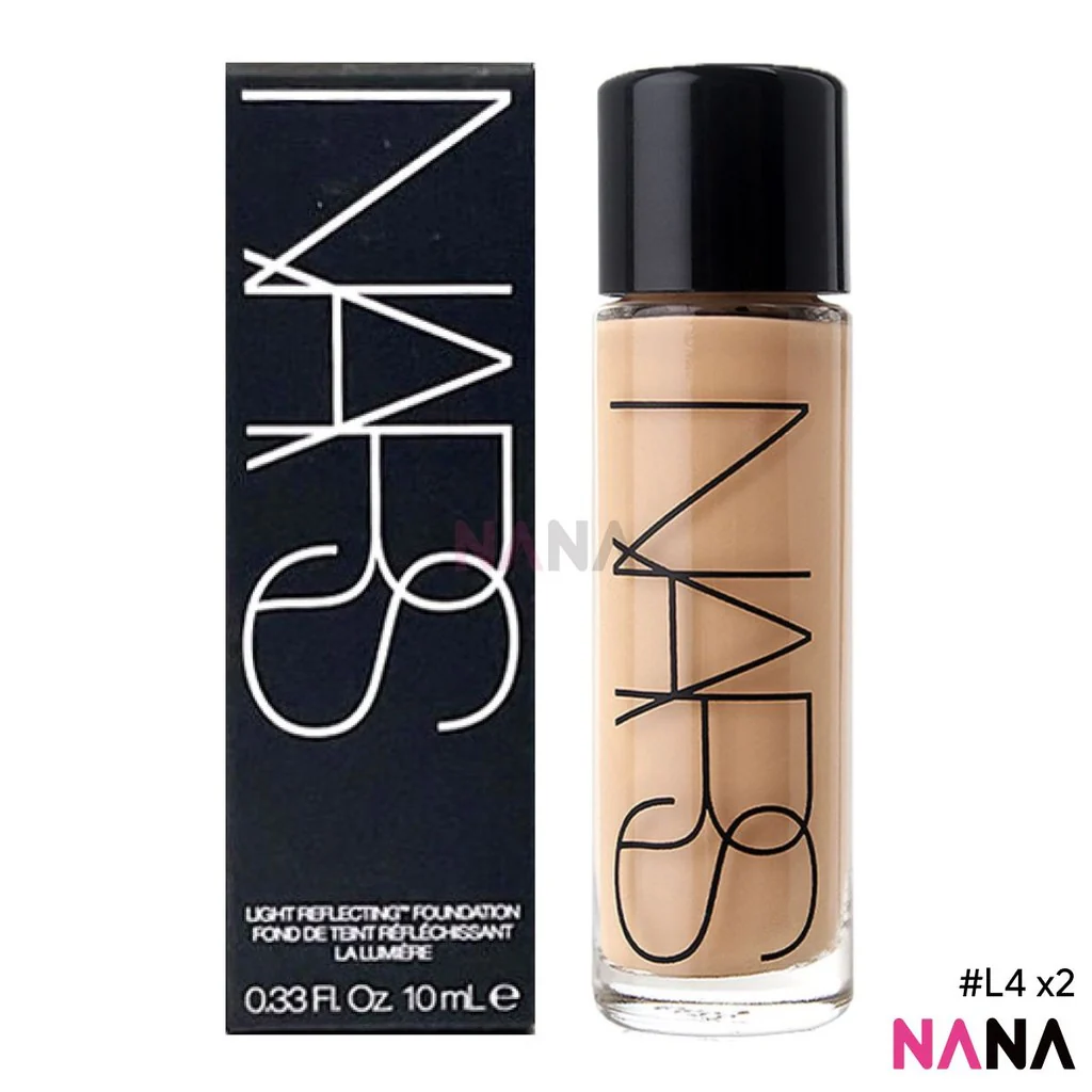 NARS Mini Light Reflecting Foundation L4 Sample Pack (10ml x 2/4) - Image 2