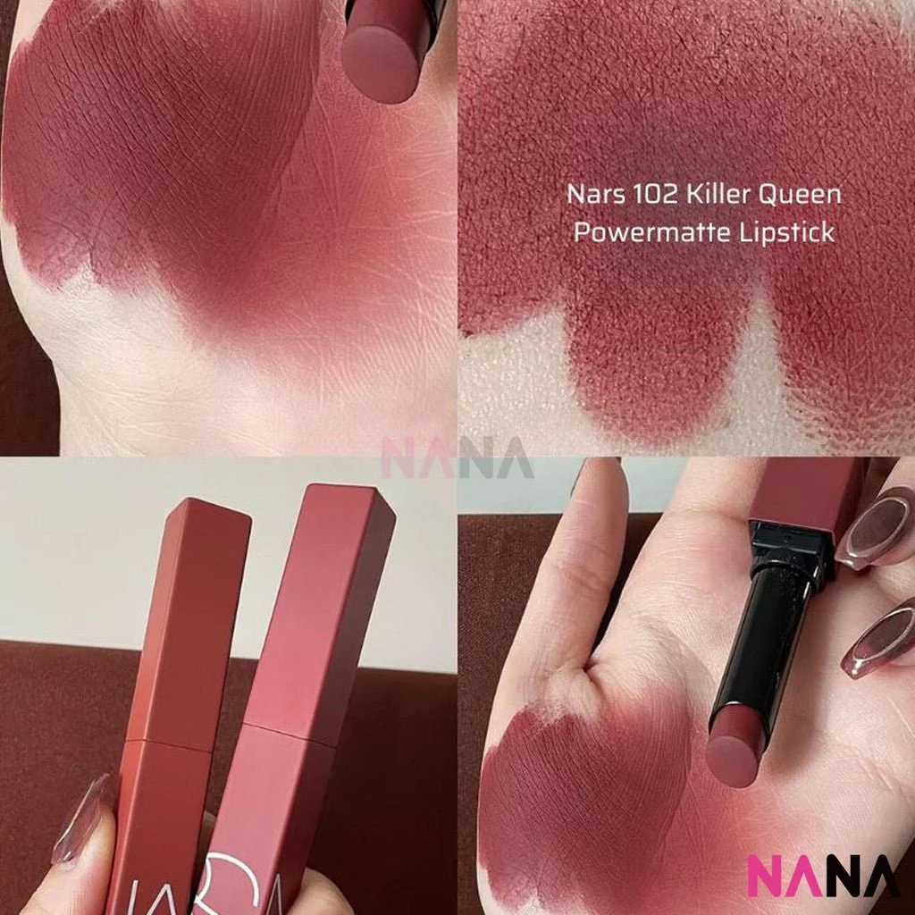 NARS Powermatte Lipstick #102 KILLER QUEEN - Rose brown 1.5g - Image 6