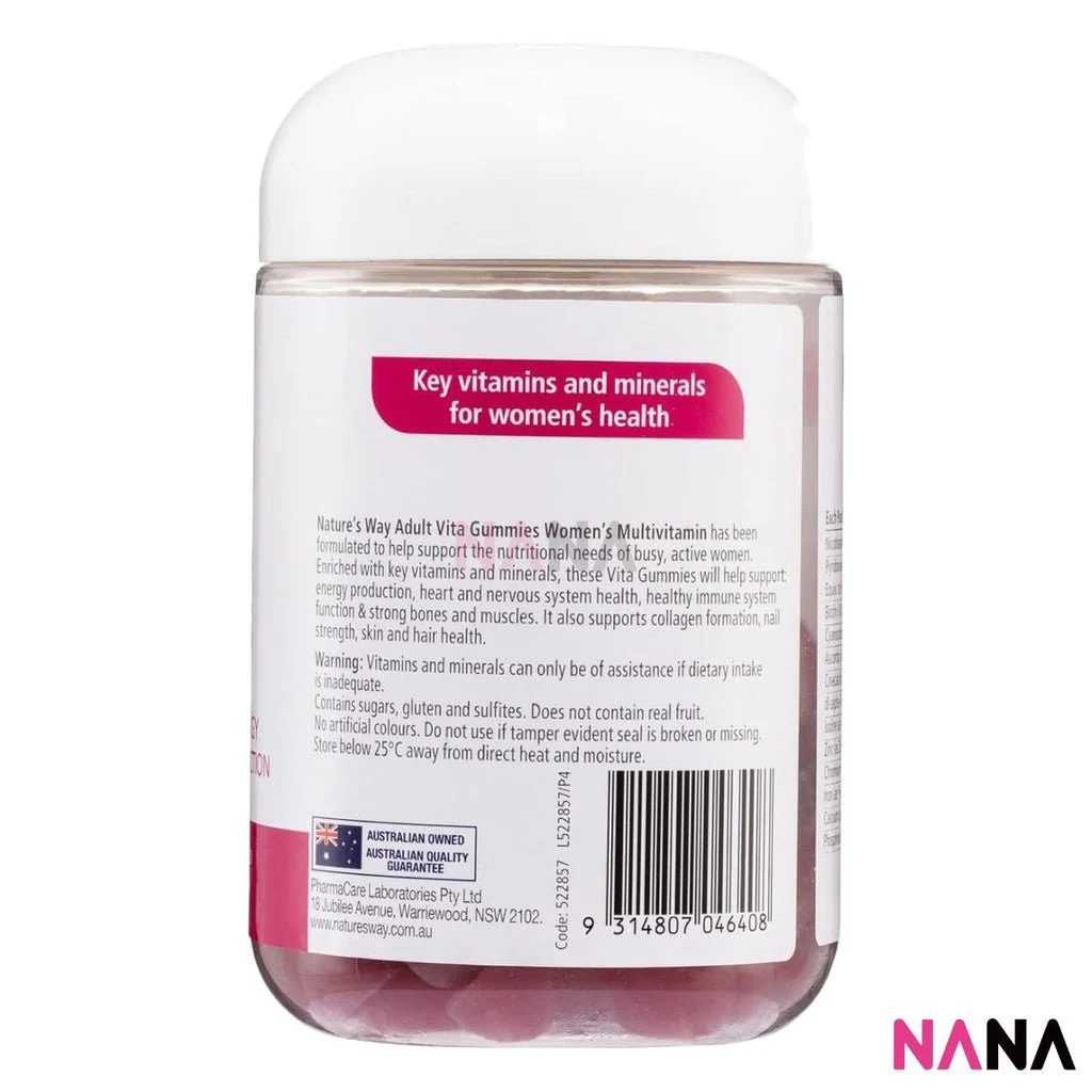 Nature's Way Adult Vita Gummies Women’s Multivitamin 100's - Image 3