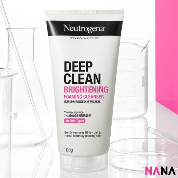 Neutrogena Deep Clean Brightening Foaming Cleanser 100g - Image 3