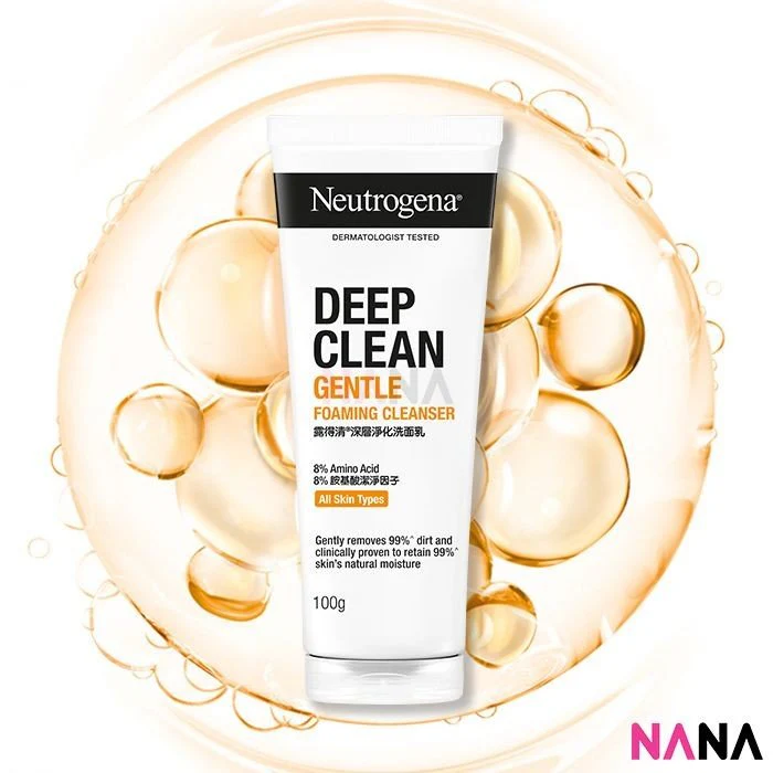 Neutrogena Deep Clean Gentle Foaming Cleanser 100g - Image 3