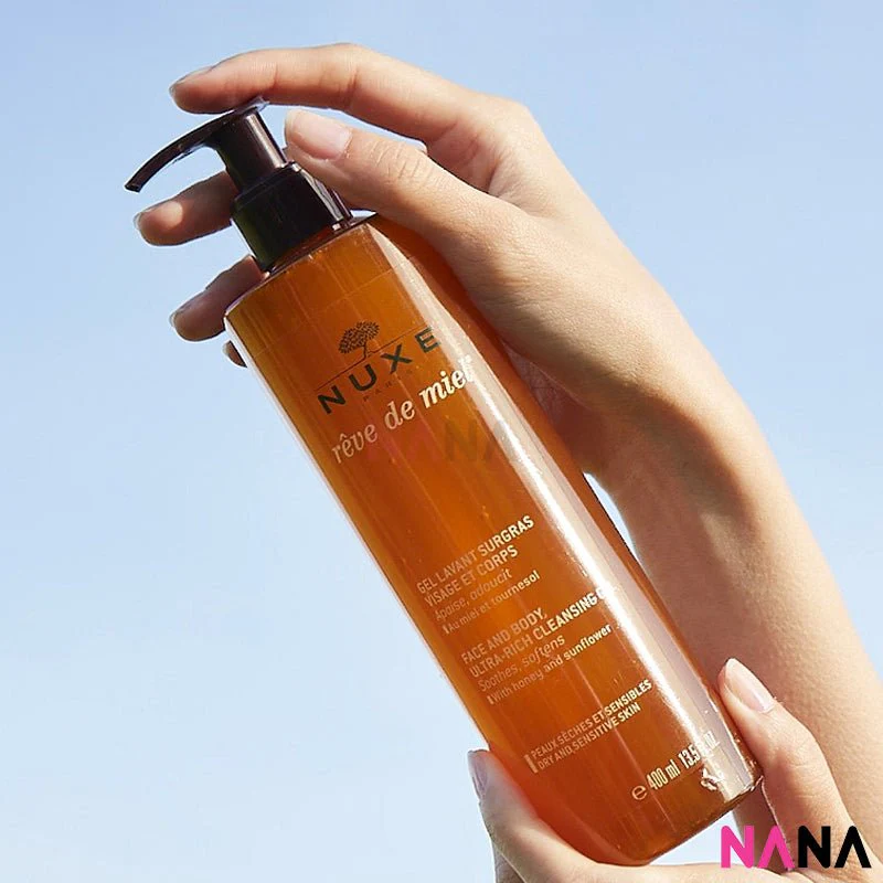 Nuxe Reve De Miel Face And Body Ultra-Rich Cleansing Gel 400ml - Image 3