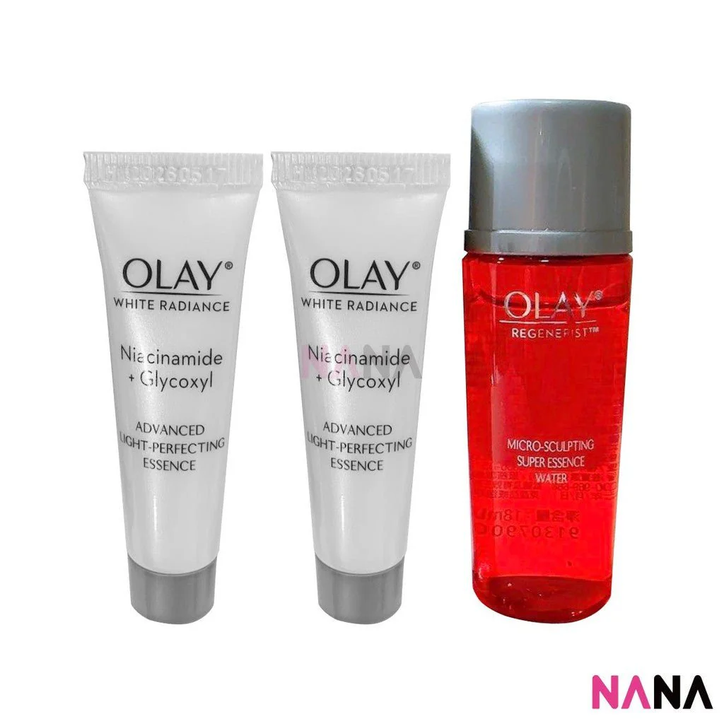 OLAY Bouncy & Firming Pack(Super Cream 50g + 14g + Toner 18ml + Radiance Ess 6ml x2) - Image 4