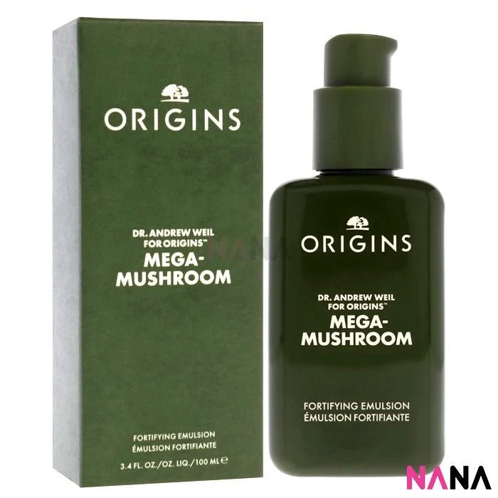 Origins Mega-Mushroom Antioxidant Defense Relief & Resilience Fortifying Emulsion 100ml - Image 2