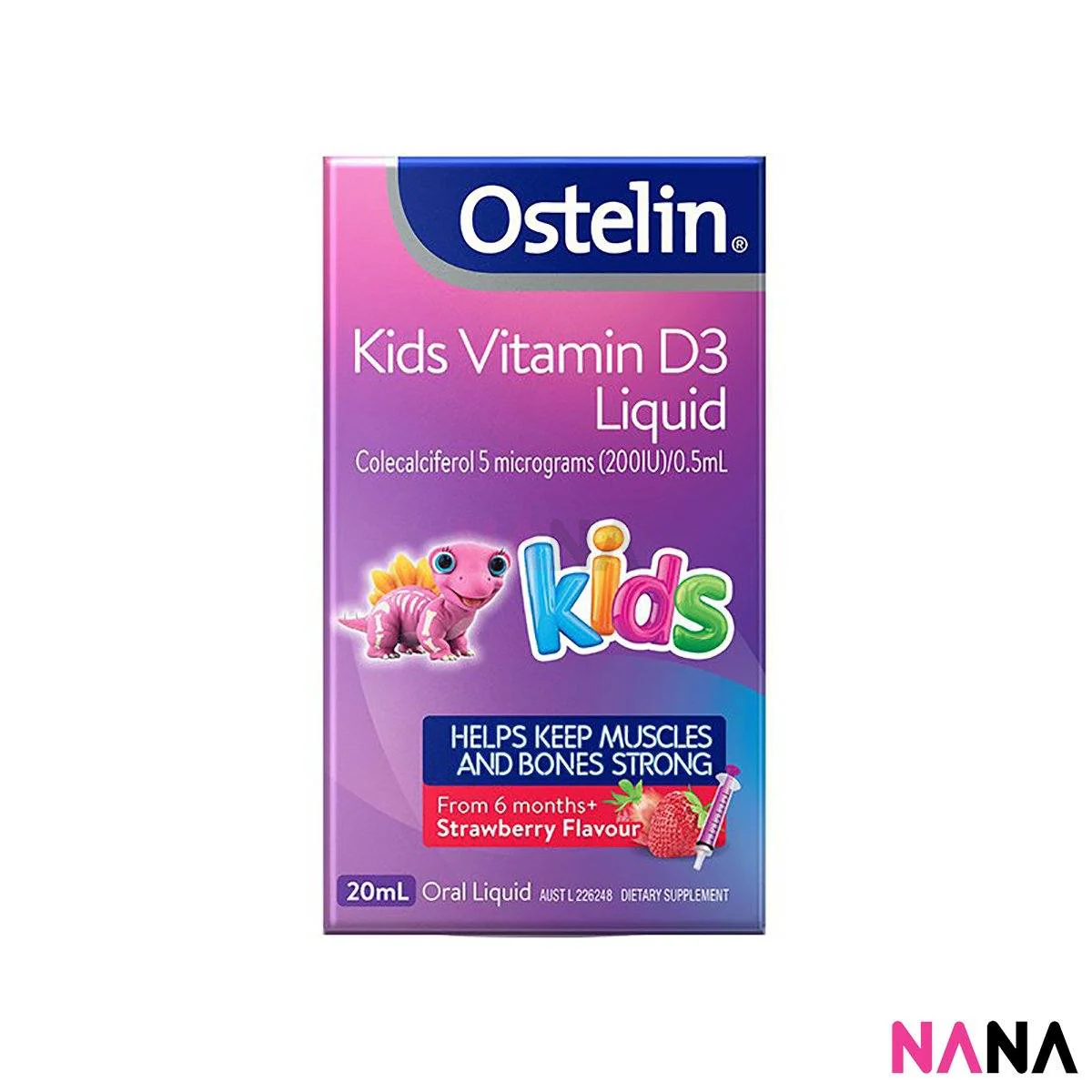 Ostelin Kids Vitamin D3 Liquid 20ml - Image 2