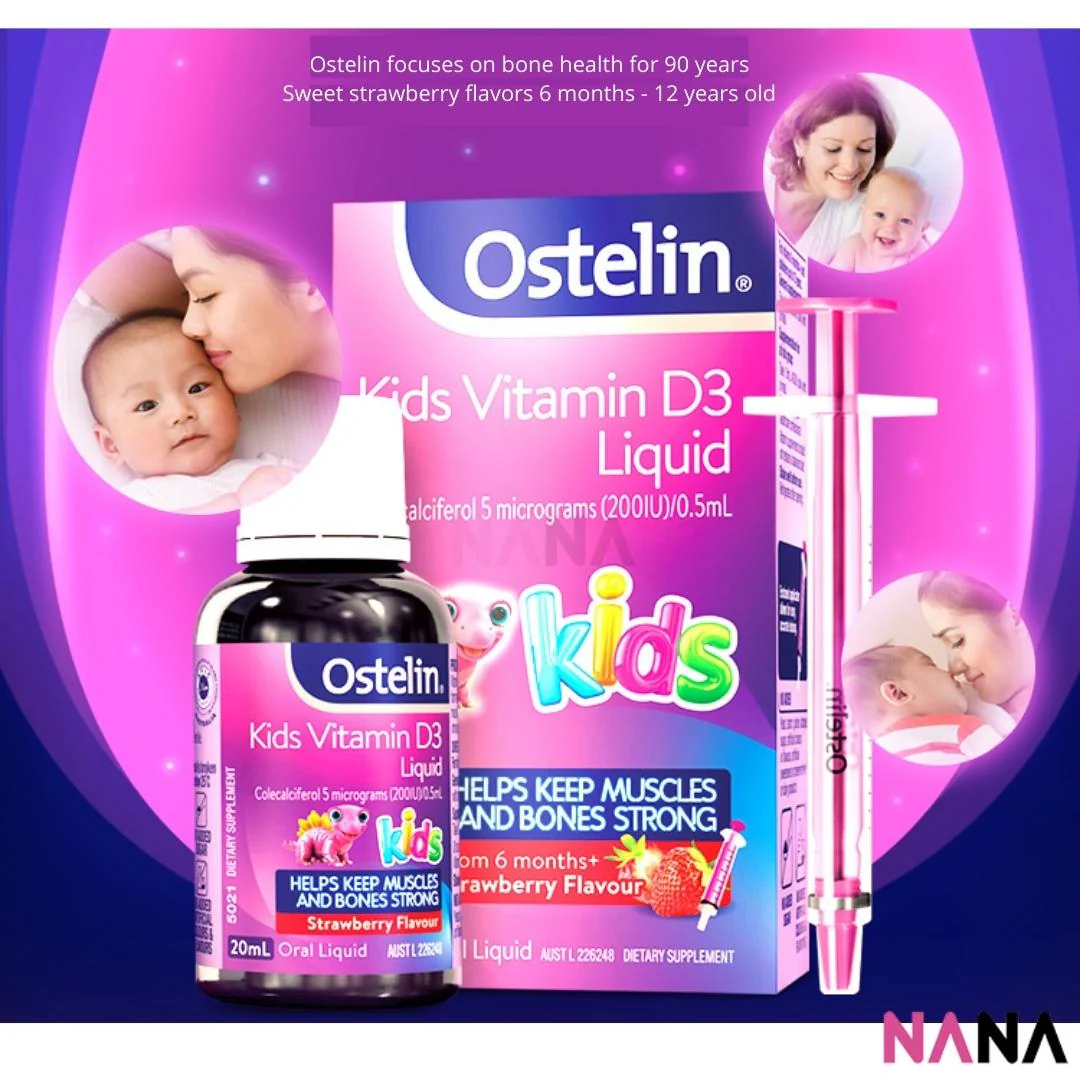 Ostelin Kids Vitamin D3 Liquid 20ml - Image 5