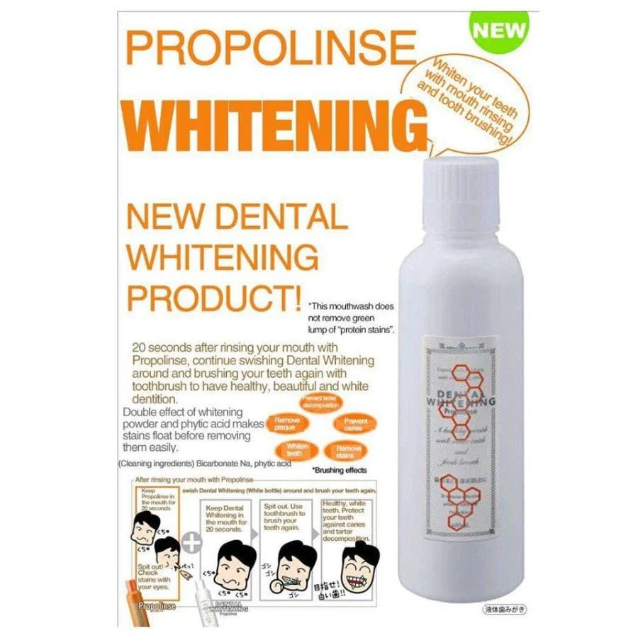 Propolinse Natural Oral Mouth Wash from Japan - Dental Whitening 600ml - Image 3