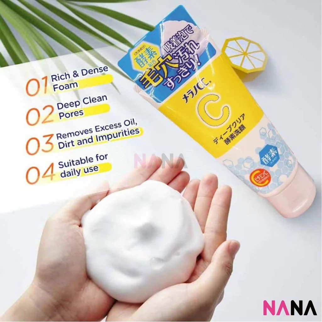 Rohto Melano CC Deep Clear Enzyme Face Wash 130g - Image 3