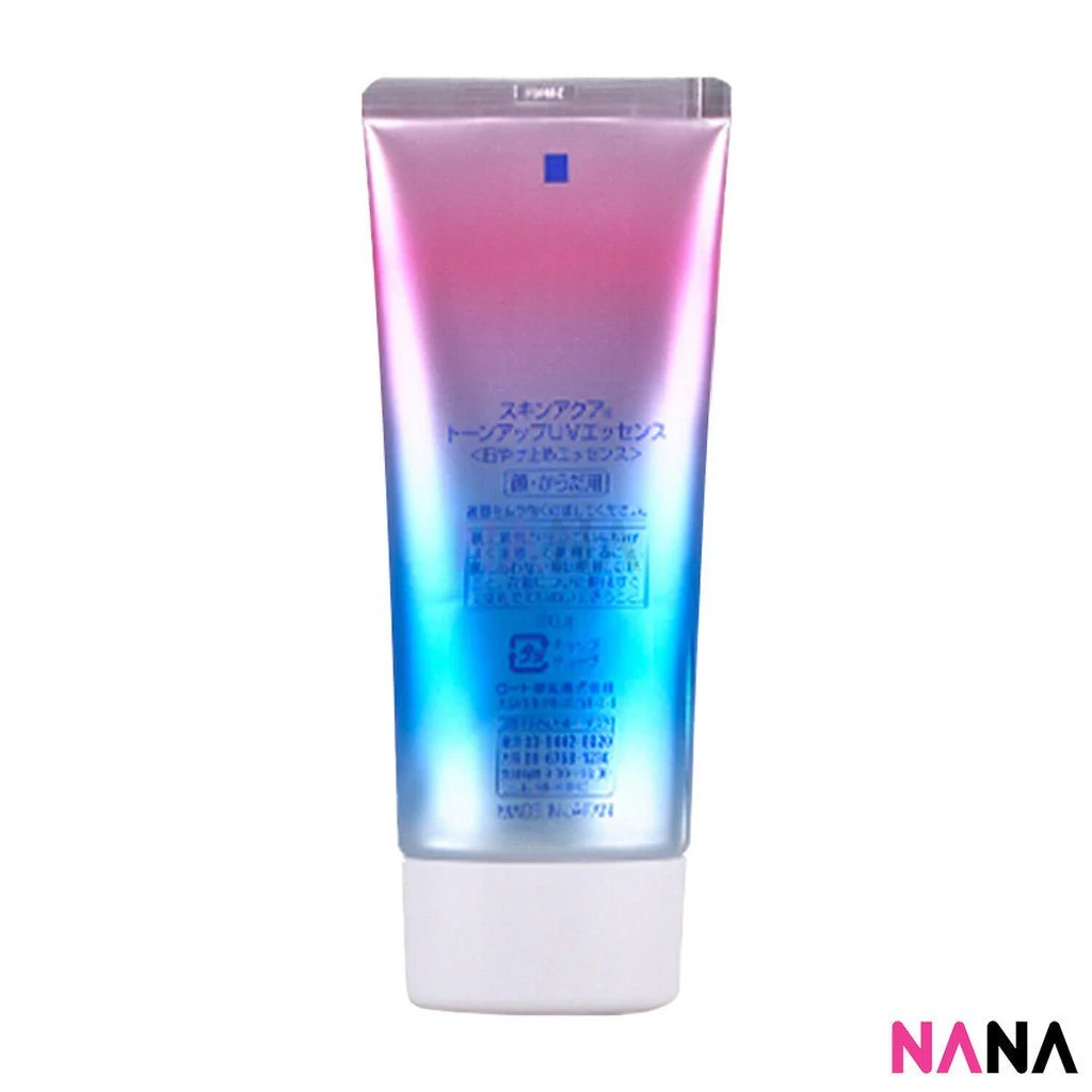 Rohto Skin Aqua Tone Up UV Essence SPF50+ PA++++ 80g - Lavender - Image 2
