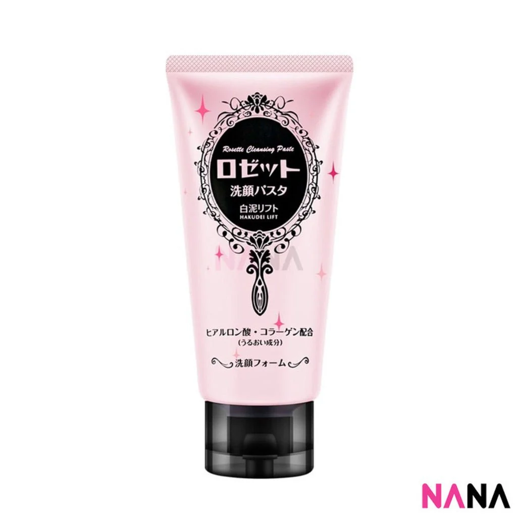 Rosette Cleansing Foam/ Paste 120g x 2 - White Clay/ Pink - Image 2