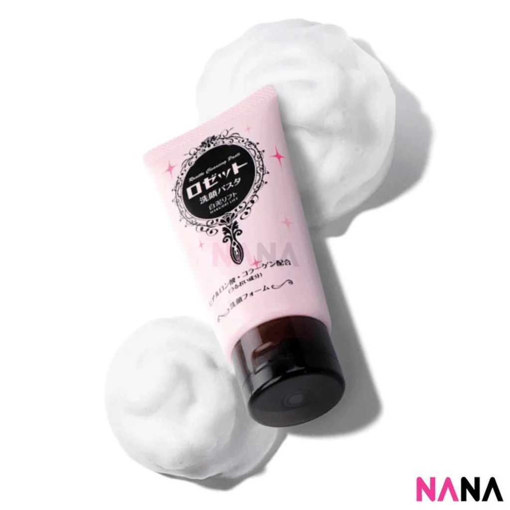 Rosette Cleansing Foam/ Paste 120g x 2 - White Clay/ Pink - Image 3
