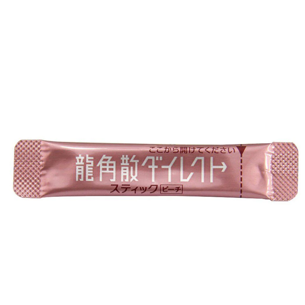 Ryukakusan Sore Throat Direct Stick (Peach flavor) 16 sticks x 2pcs - Image 3