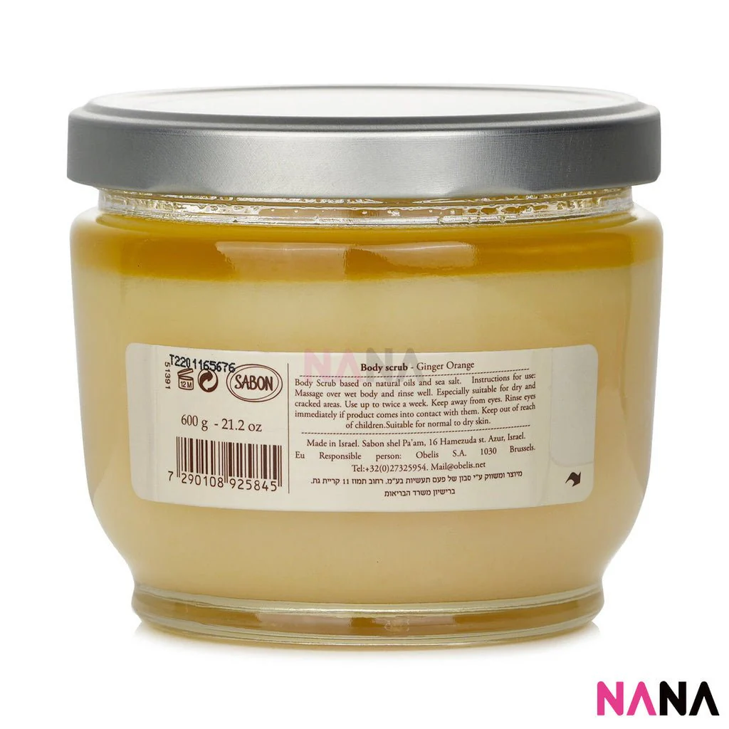 SABON Body Scrub Large - Ginger Orange 600g - Image 3