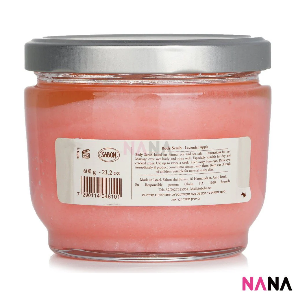 SABON Body Scrub Large - Lavender Apple 600g - Image 3