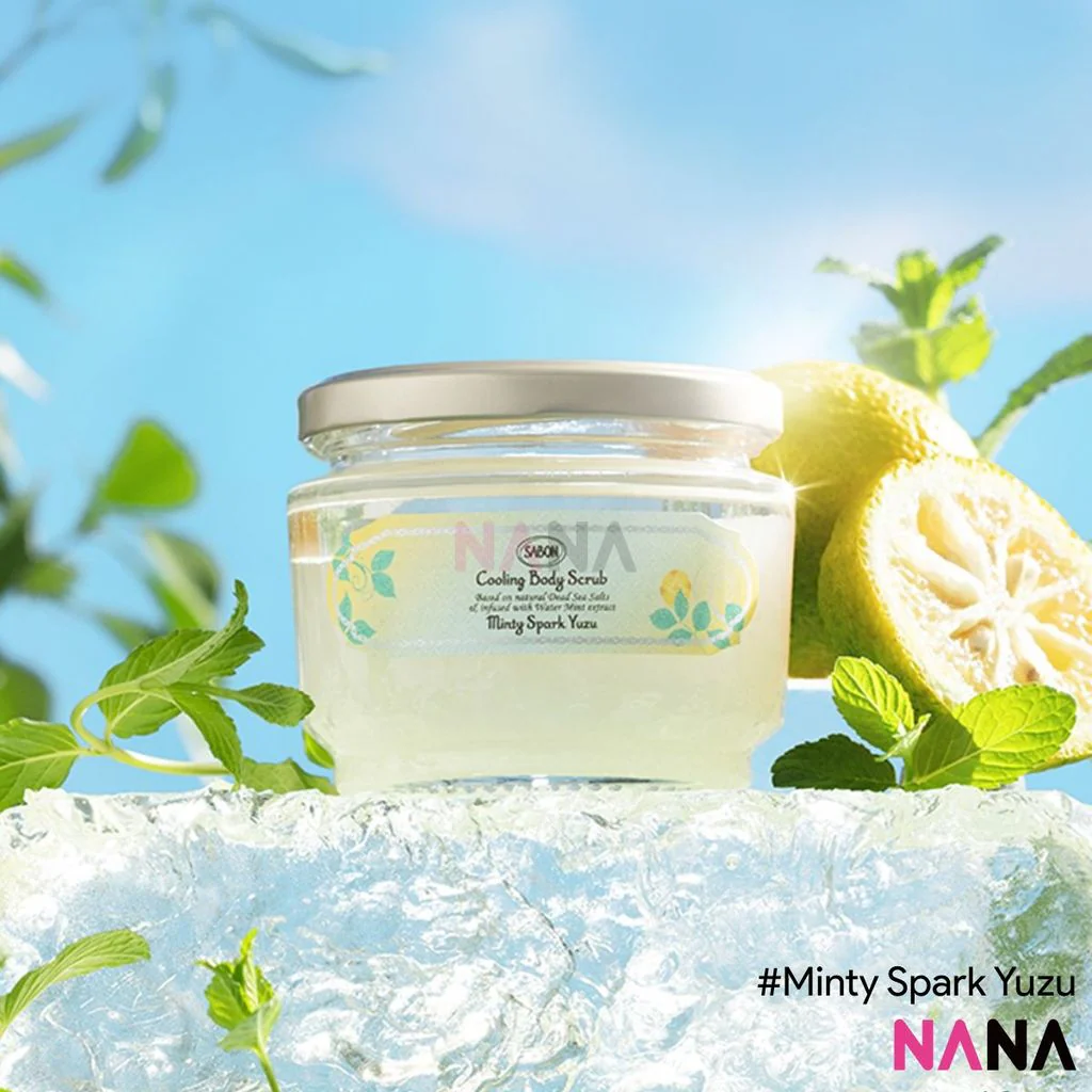 SABON Cooling Body Scrub Minty Spark Yuzu 320g - Image 2