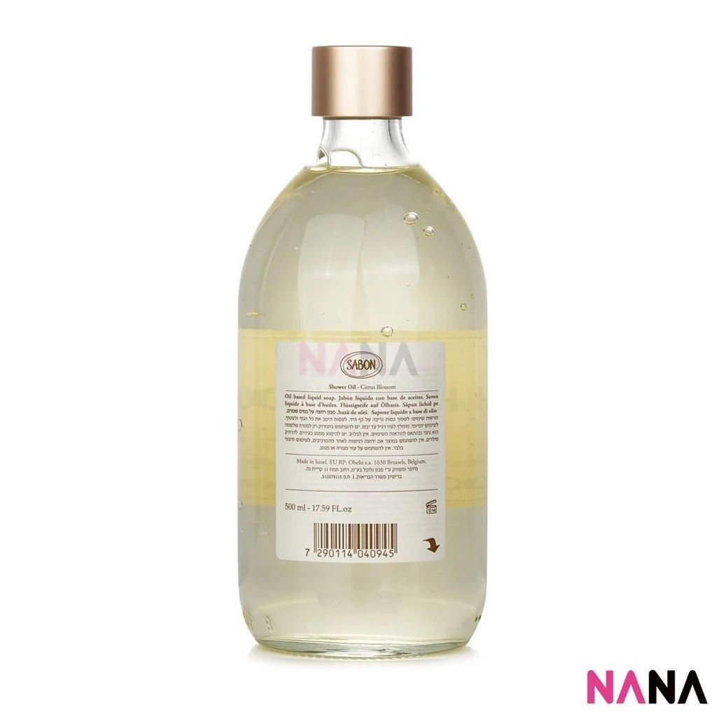 SABON Shower Oil - Citrus Blossom 500ml - Image 3