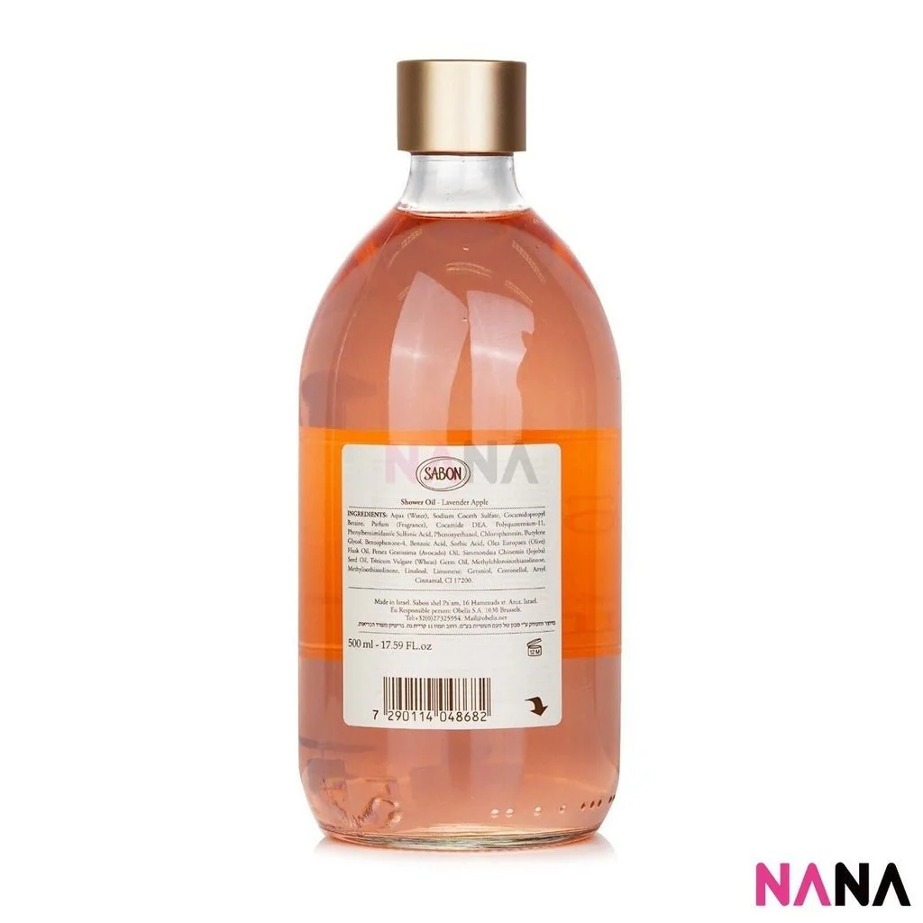 SABON Shower Oil - Lavender Apple 500ml - Image 3