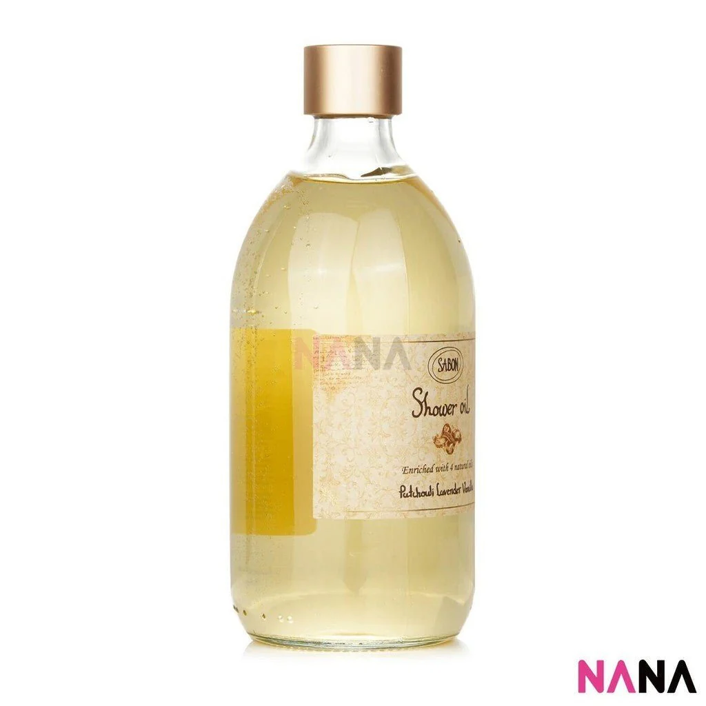 SABON Shower Oil - Patchouli Lavender Vanilla 500ml - Image 2
