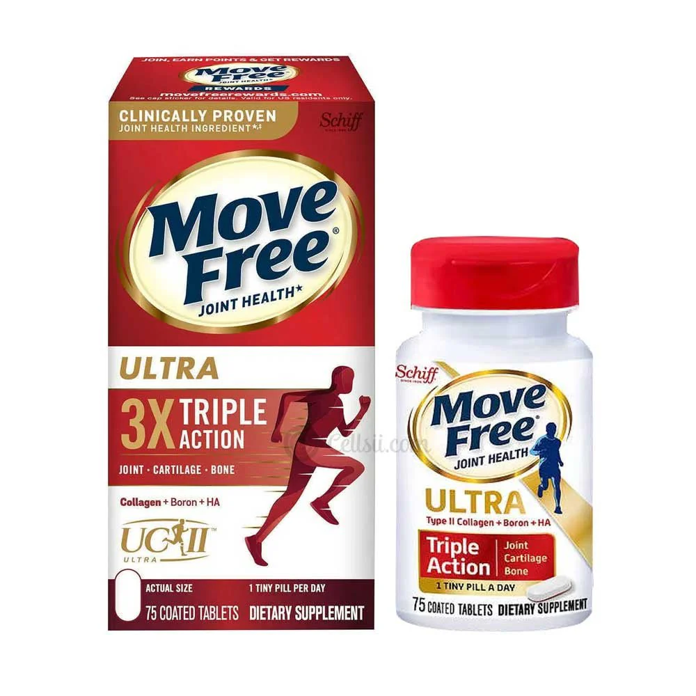 Schiff Move Free Joint Health Ultra Triple Action 75 Coated Tablets - Image 3