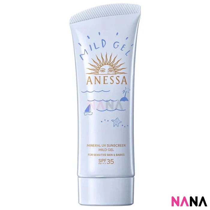 Shiseido Anessa Moisture UV Sunscreen Mild Gel SPF35 PA+++ - For Sensitive Skin 90g - Image 3