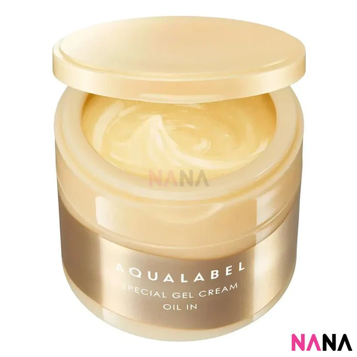 SHISEIDO Aqualabel All in One Special Gel Cream Oil In 90g - Gold - Image 3