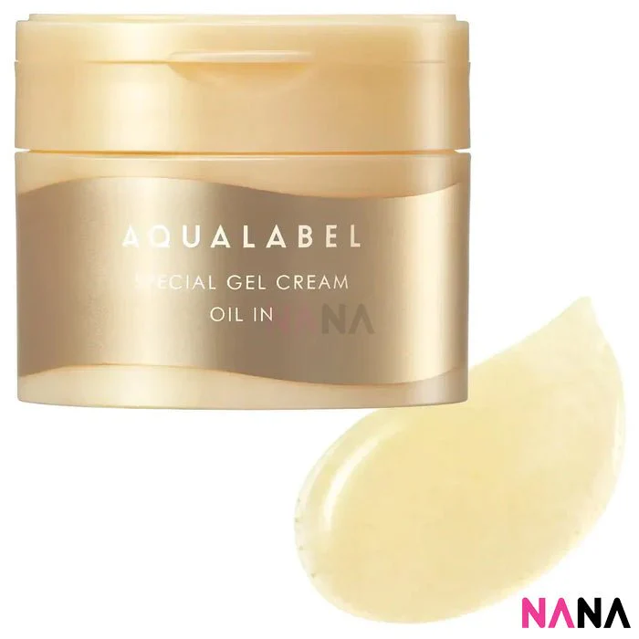 SHISEIDO Aqualabel All in One Special Gel Cream Oil In 90g - Gold - Image 4