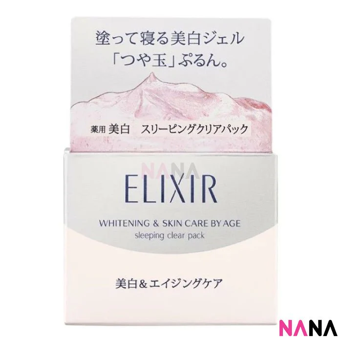 Shiseido Elixir Whitening & Skin Care By Age Sleeping Clear Pack 105g - Image 2