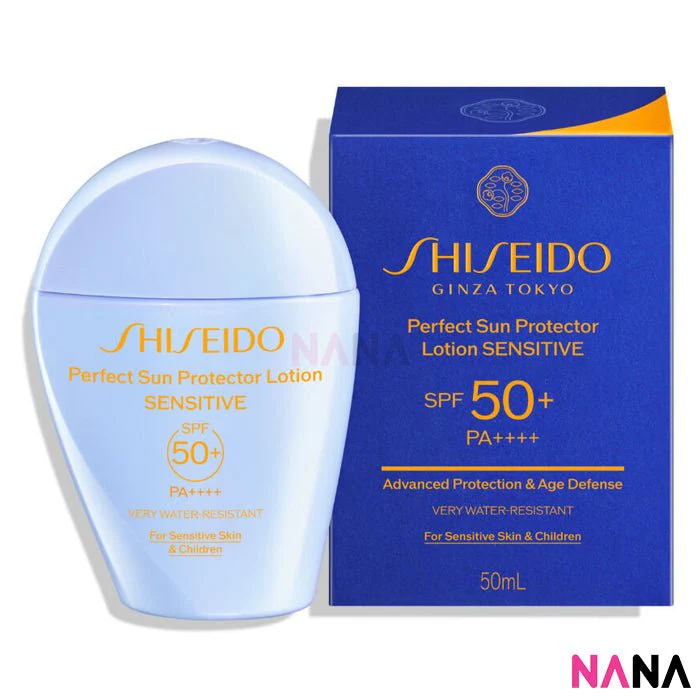 SHISEIDO Perfect Sun Protector Lotion Sensitive SPF50+ PA++++ 50ml