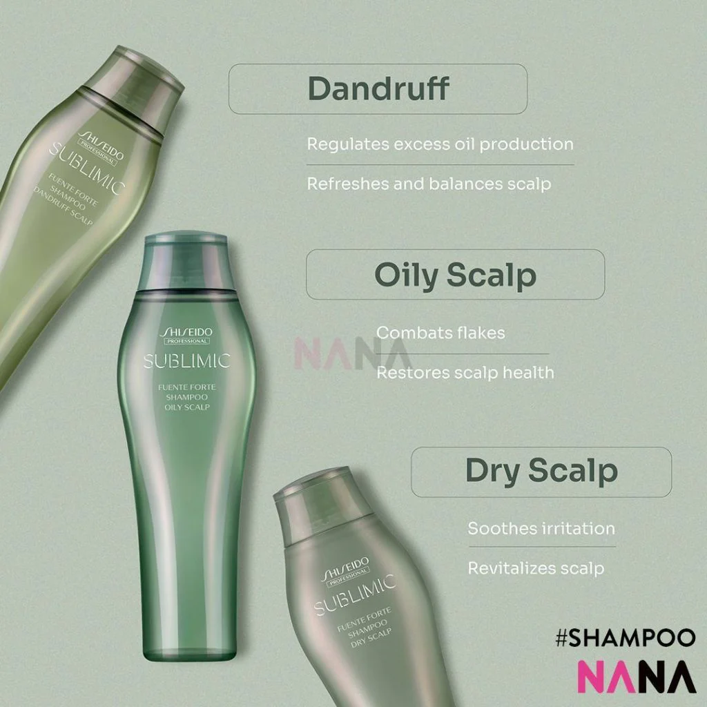 SHISEIDO Sublimic Fuente Forte Shampoo - Dry Scalp 1000ml - Image 4