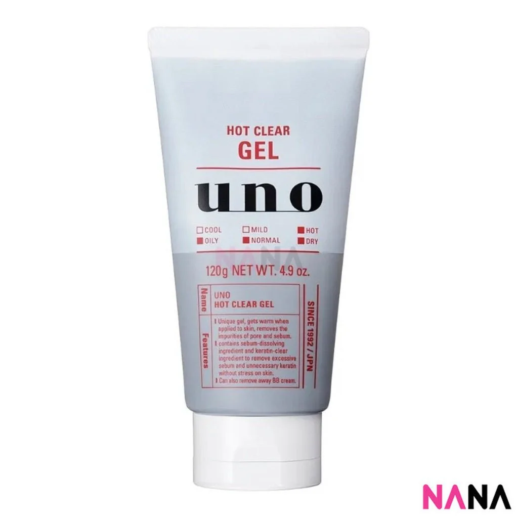 Shiseido Uno Men's Face Wash Whip Facial Wash Cleanser ( Non Scrub - Black / Scrub - Blue / Moist - Green / Hot Clear Gel / Whip Speedy) - Image 6