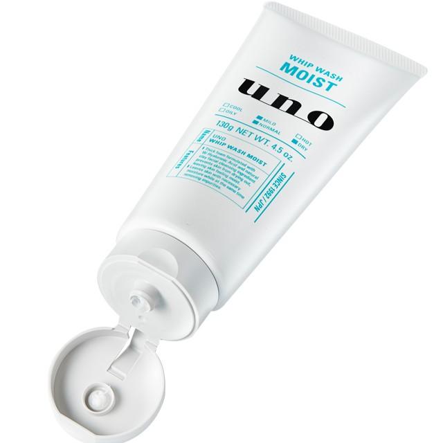 Shiseido Uno Men's Face Wash Whip Non Scrub 130g - Moist - Image 3