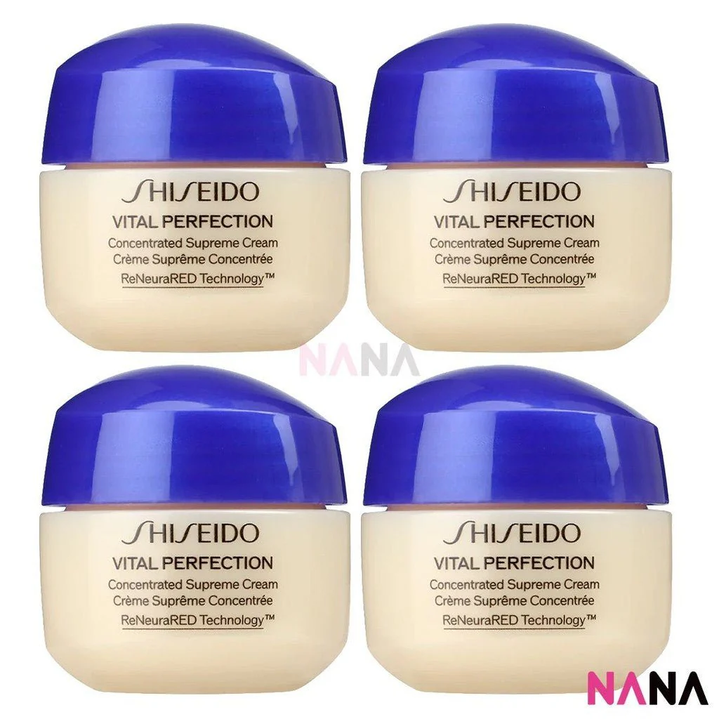 SHISEIDO VITAL PERFECTION Concentrated Supreme Cream Sample Pack (15ml x 4/2) - Image 4