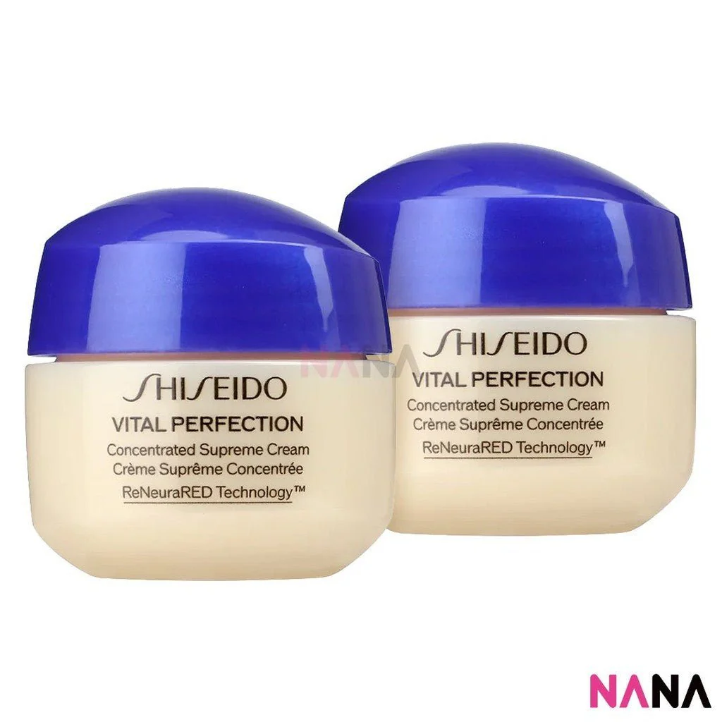 SHISEIDO VITAL PERFECTION Concentrated Supreme Cream Sample Pack (15ml x 4/2) - Image 5