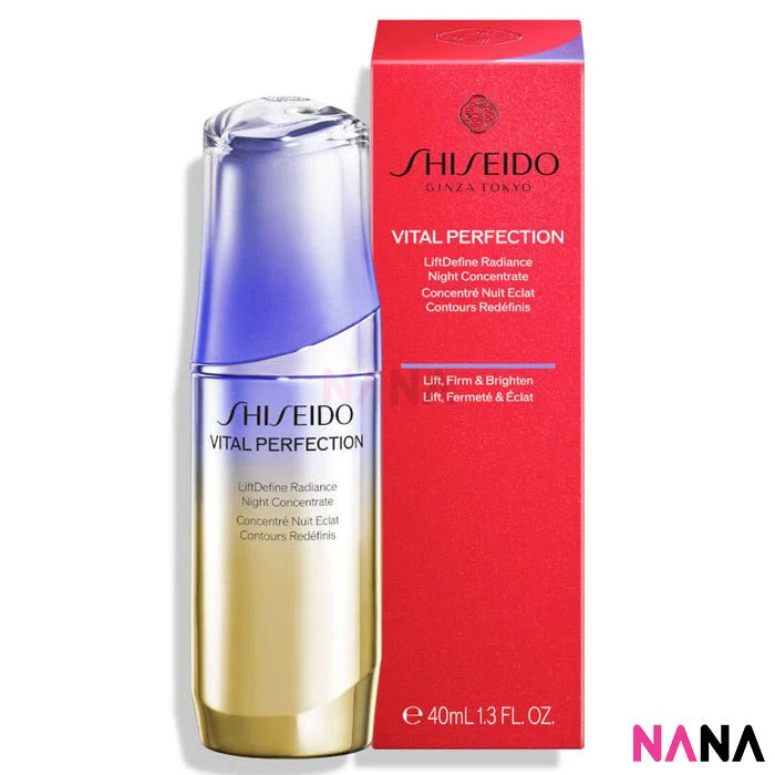 SHISEIDO VITAL PERFECTION LiftDefine Radiance Night Concentrate 40ml