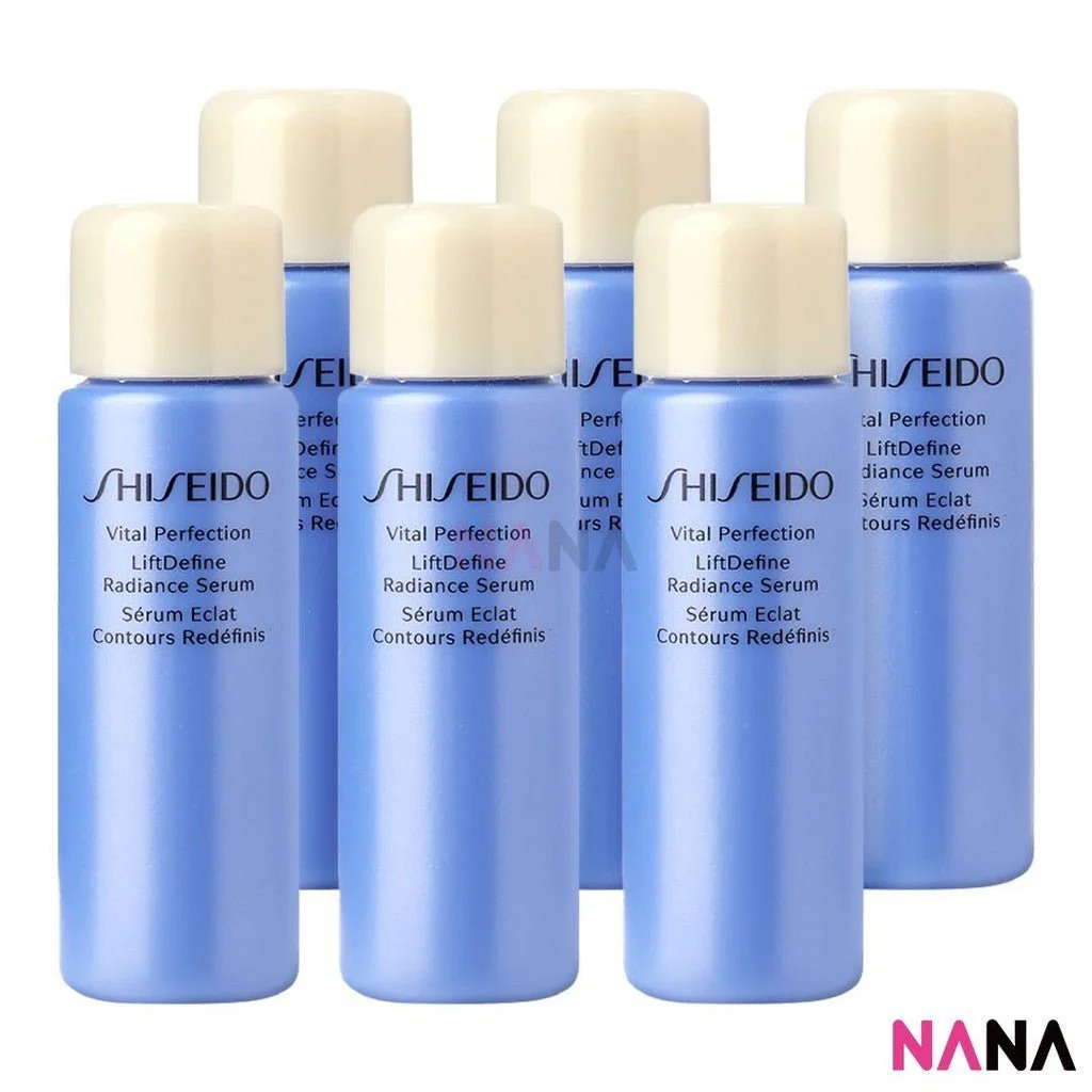 SHISEIDO VITAL PERFECTION LiftDefine Radiance Serum Sample Pack (10ml x 6/3) - Image 6