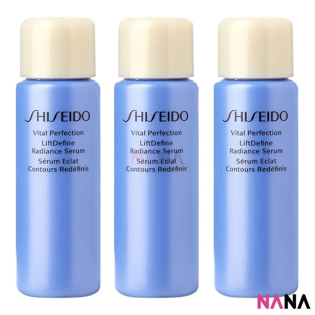SHISEIDO VITAL PERFECTION LiftDefine Radiance Serum Sample Pack (10ml x 6/3) - Image 7