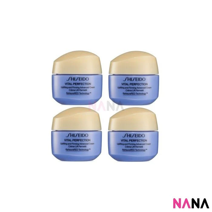 Shiseido VITAL PERFECTION Uplifting and Firming Advanced Cream Sample Pack (15ml x 4/2) - Image 4