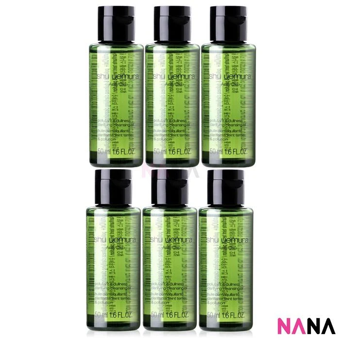 Shu Uemura Anti/Oxi+ Pollutant & Dullness Clarifying Cleansing Oil Sample Pack (50ml x 3/6) - Image 5