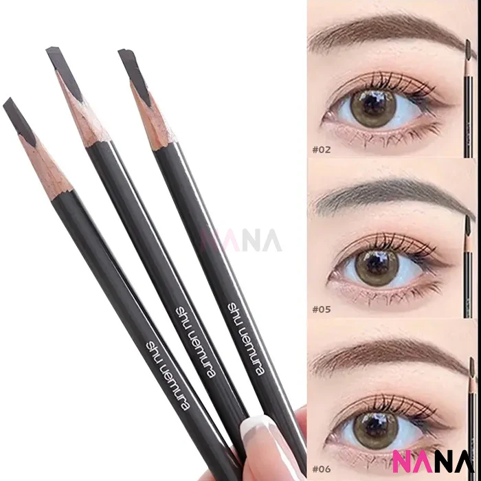 Shu Uemura Hard Formula Eyebrow 4g [#02 Seal Brown, #05 Stone Gray] - Image 3