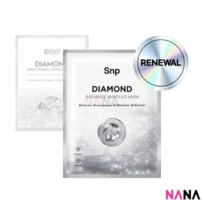 SNP Diamond Brightening Ampoule Mask (10 Pcs) - Image 2