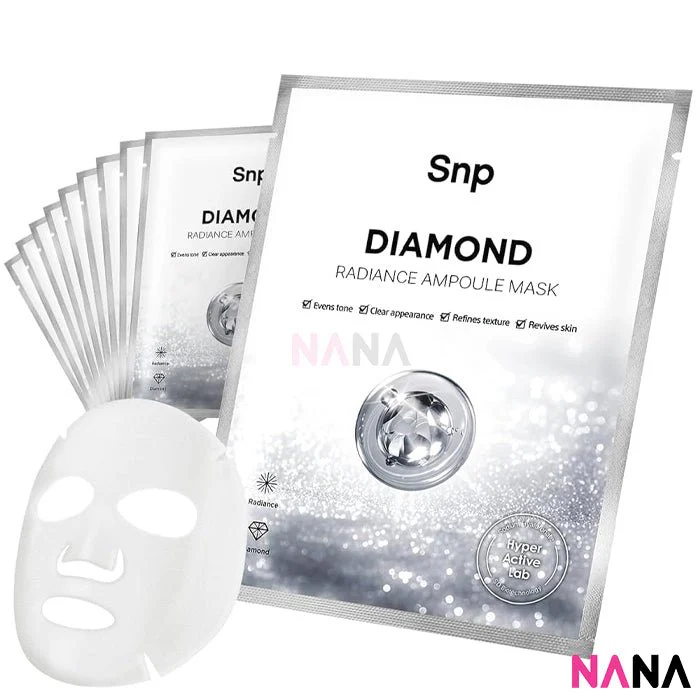 SNP Diamond Brightening Ampoule Mask (10 Pcs) - Image 3
