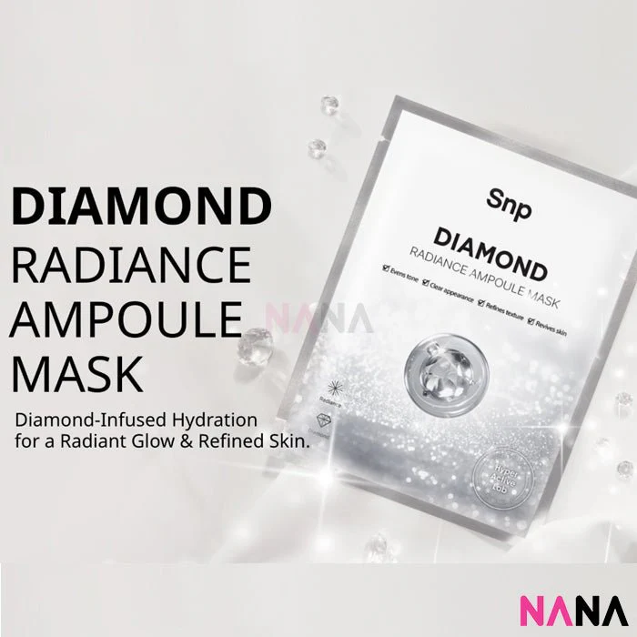 SNP Diamond Brightening Ampoule Mask (10 Pcs) - Image 5